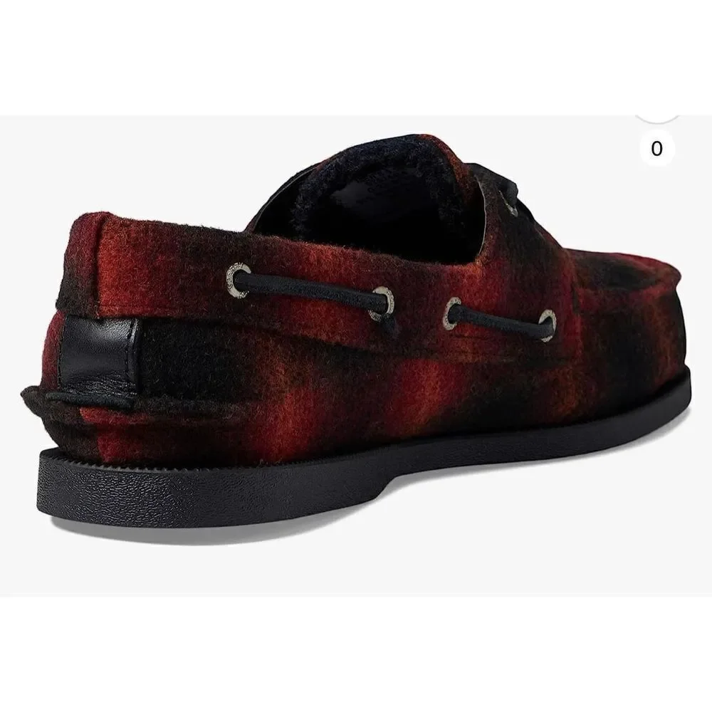 Sperry‎ Boat Shoes A/O Seacycled Shearling Wool Mens Size 9.5 New